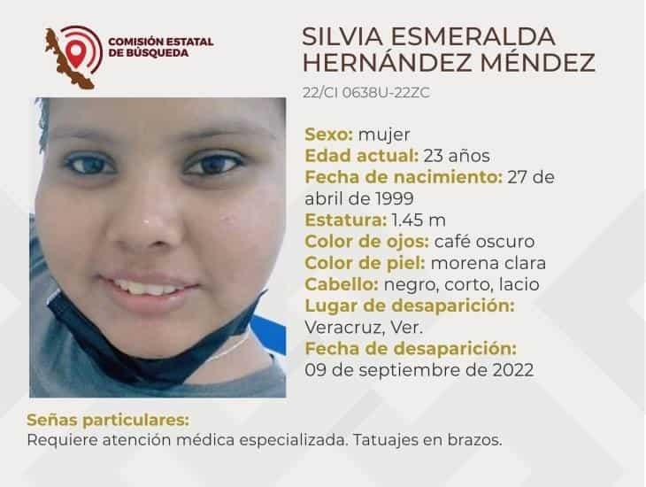 Buscan a Silvia Esmeralda, desapareció en calles de la ciudad de Veracruz