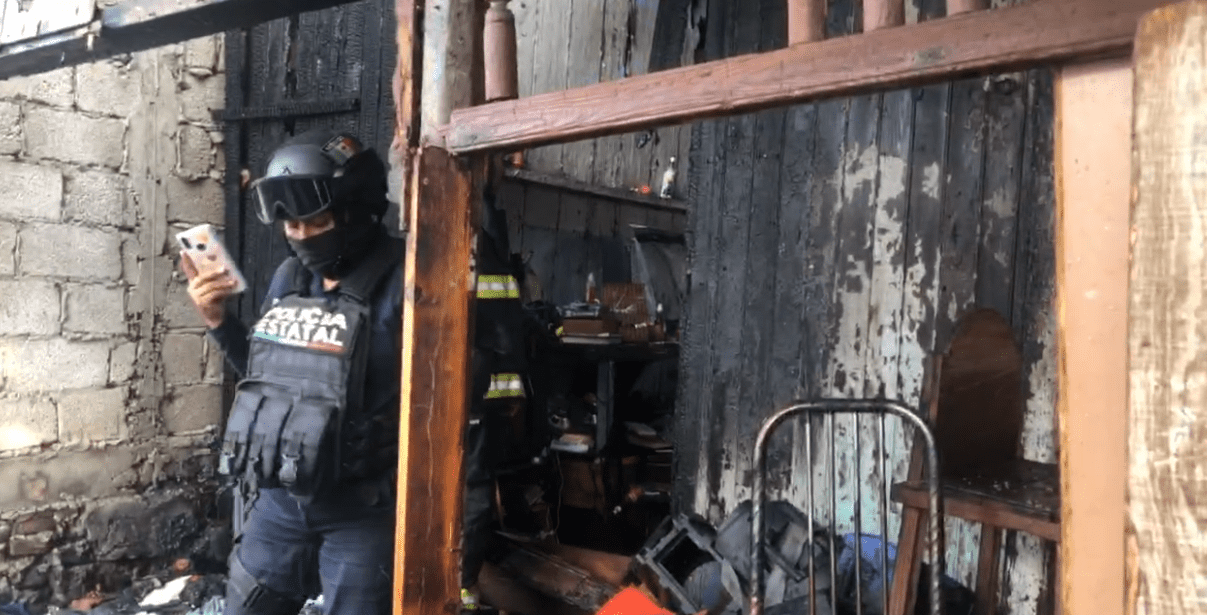 Se incendia casa de madera en el Barrio de la Huaca en el centro de Veracruz(Video)