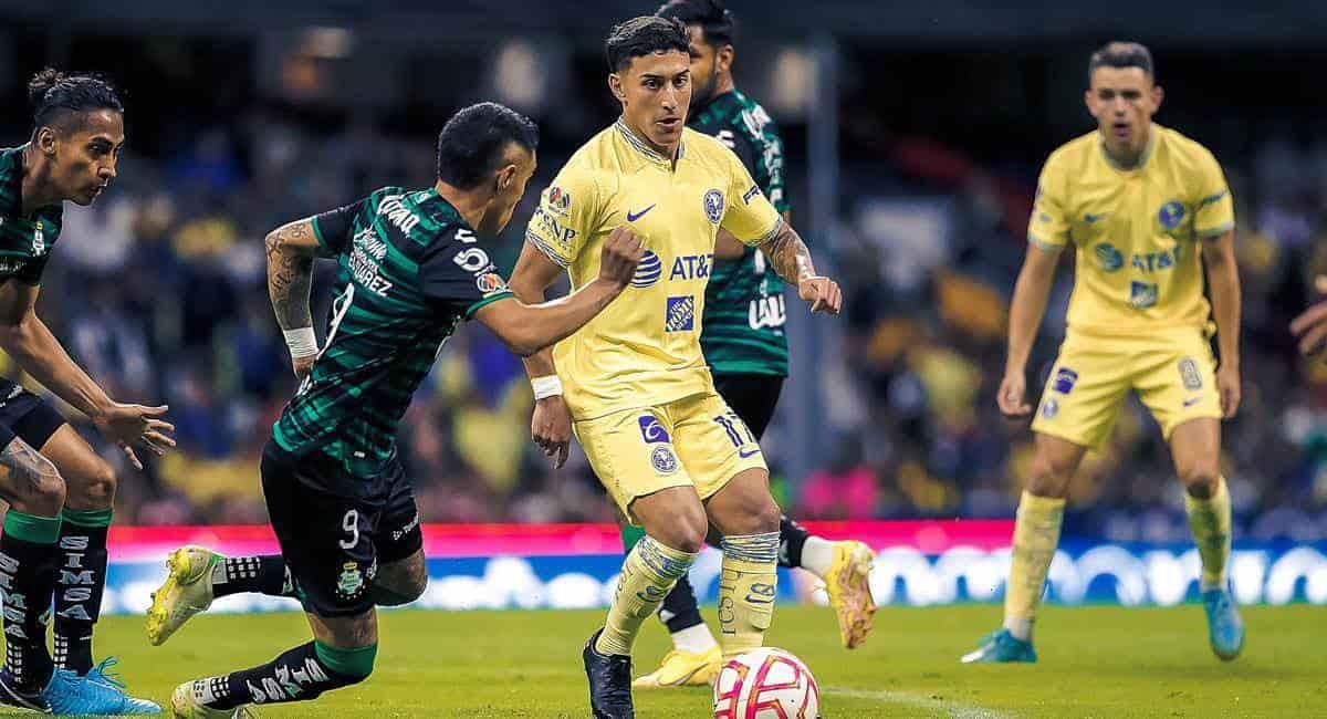 Rescata América empate a tres goles con Santos