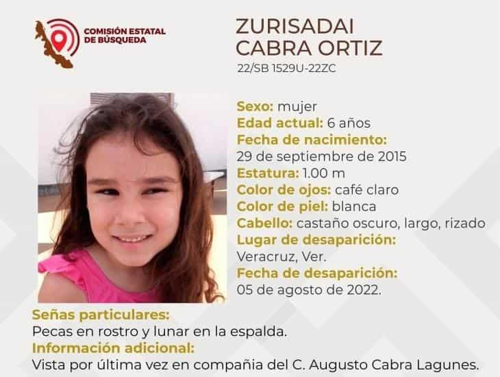 ¡Desde agosto! Buscan a Zurisadai, tiene 6 años y desapareció en calles de Veracruz