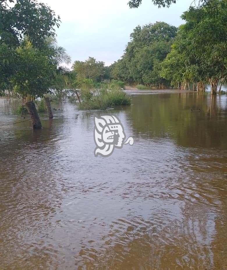 Se desbordó el río Chiquito a la altura de Yancuigapan