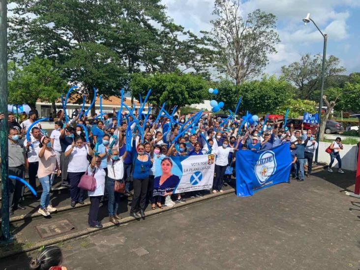 Interviene con recursos gobierno estatal en elección interna del SNTSA(+Video)