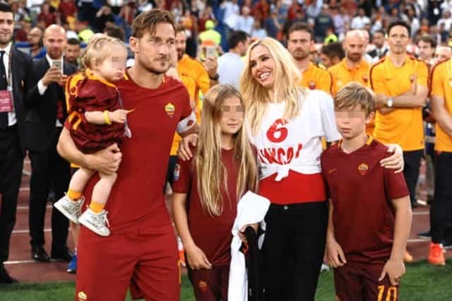 Francesco Totti en depresión por infidelidad de su esposa