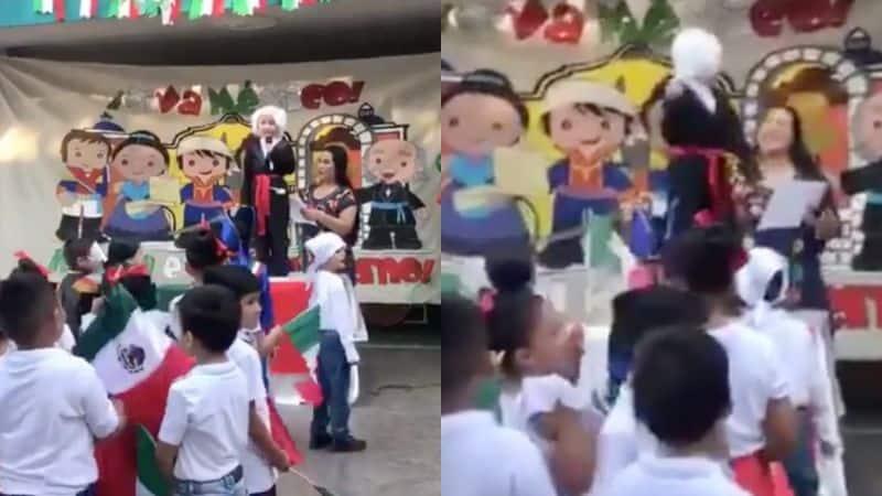 Niño grita “Viva México, cabro**s” y se vuelve viral (+Vídeo)