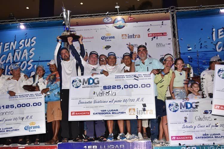 Realizan premiación del Torneo de Pesca Másters del Golfo Marlín Azul 2022