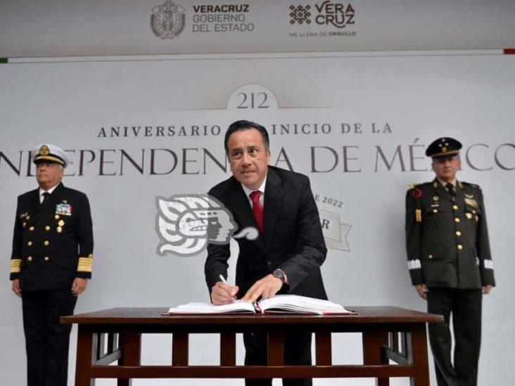 Reporta Gobierno de Veracruz saldo blanco en celebración del Grito