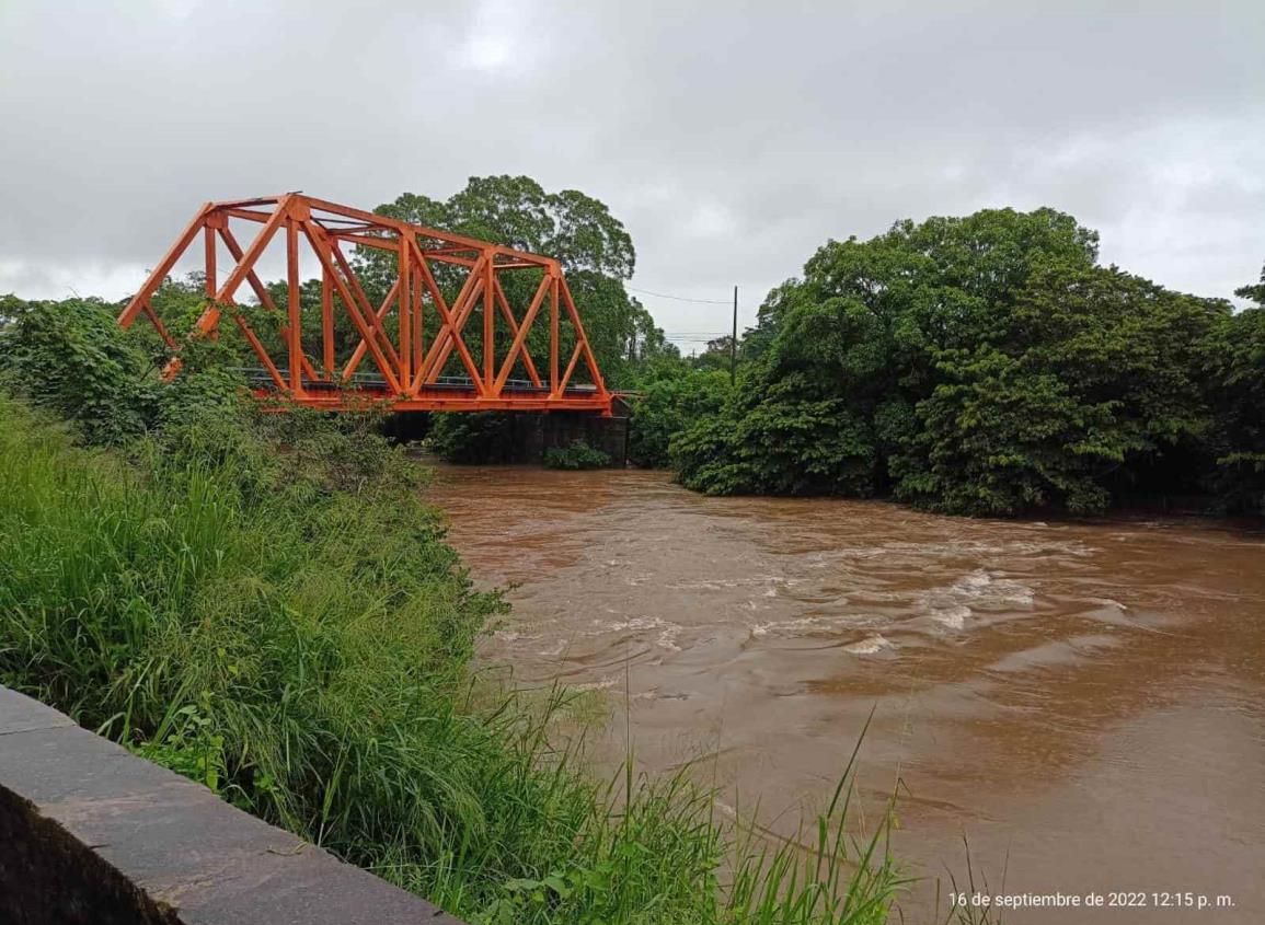 Río Jamapa se mantiene en nivel estable; zona El Tejar y Medellín en vigilancia