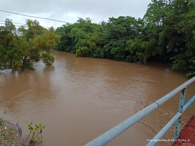 Río Jamapa se mantiene en nivel estable; zona El Tejar y Medellín en vigilancia