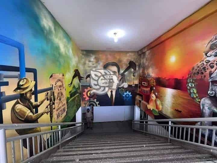 Cuenta nuevamente palacio de Nanchital con mural