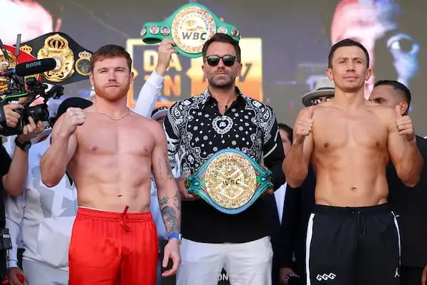 Canelo y Golovkin listos para la pelea; ambos dieron el pesaje