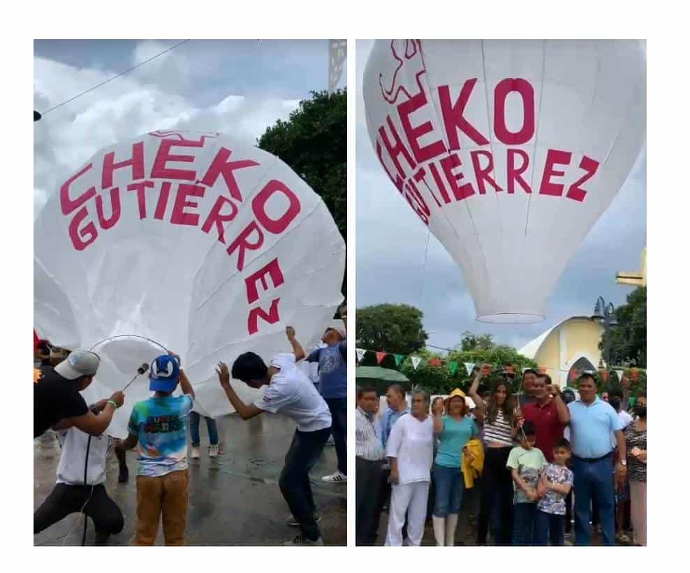 Festival de Globos en San Andrés Tuxtla