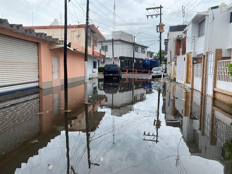 Entre aguas negras, vecinos de Vista Alegre piden ayuda por inundación (+Video)