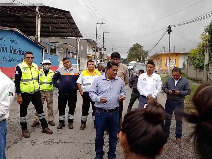 Reparación de socavón en Atzacan depende de dictamen de SPC