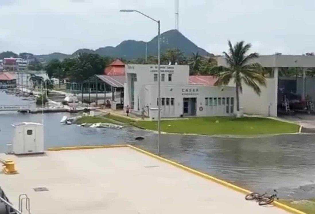 Ahora tiembla y se sale el mar en Colima (+video)