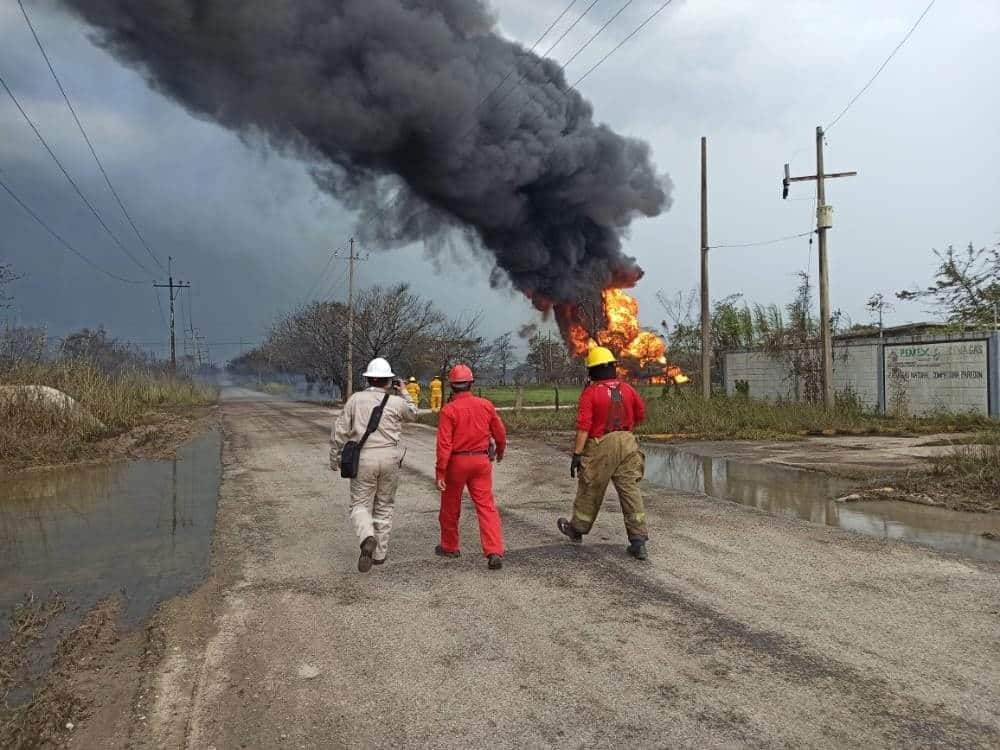 Atiende PEMEX fuga de gas en Huimanguillo, Tabasco