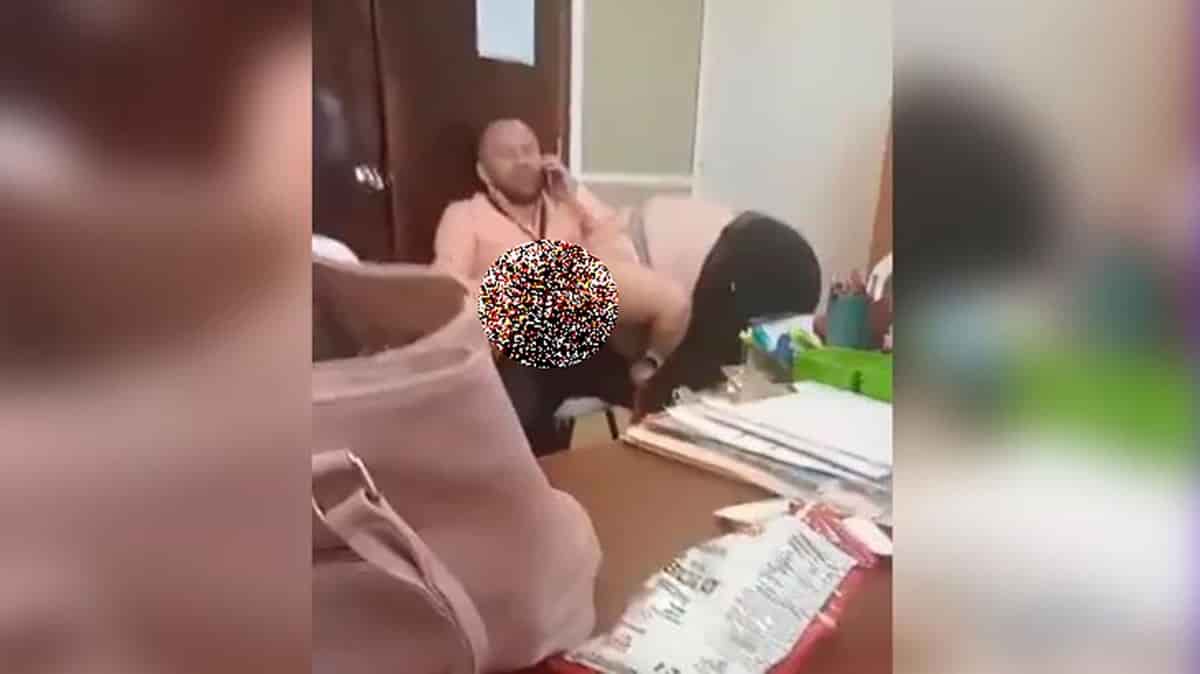 Captan a delegado recibiendo sexo oral en oficinas municipales