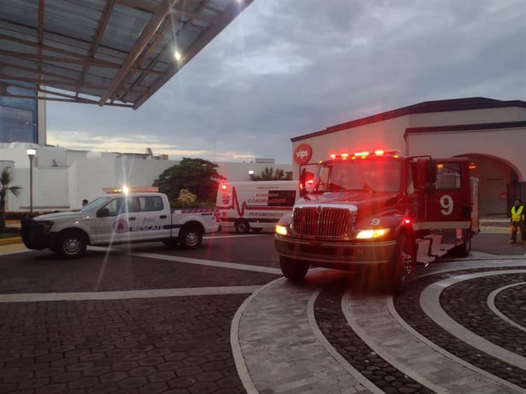 Evacuan sector de Plaza Américas en Boca del Río por conato de incendio(Video)