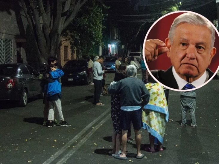 Lamenta AMLO las perdidas humanas por sismo esta madrugada