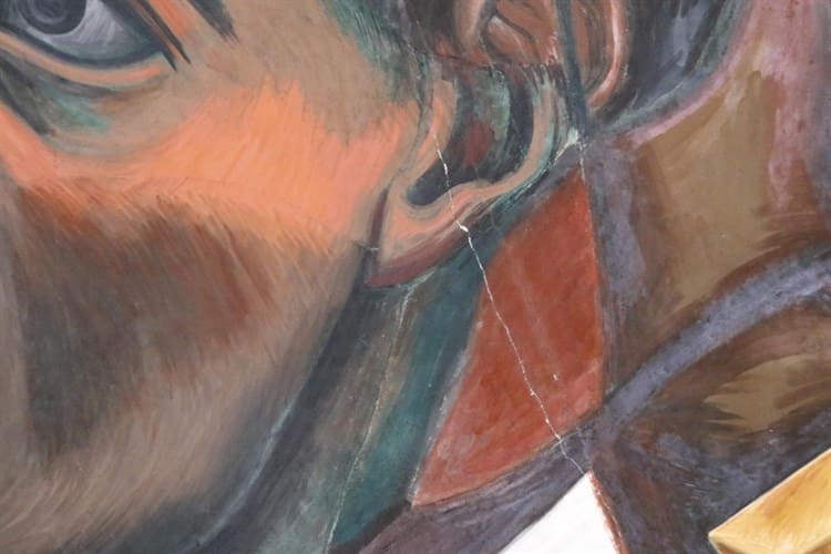 Se daña por sismo mural del artista José Clemente Orozco en Guadalajara