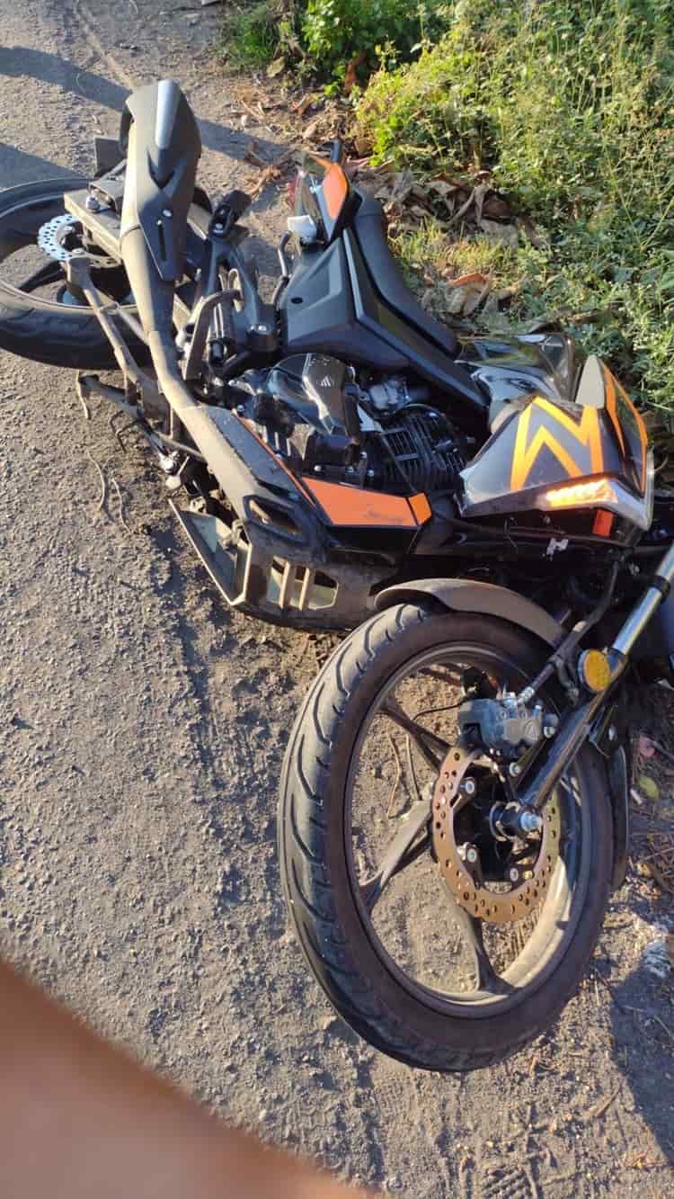 Chocan motociclistas en Cardel; hay una persona lesionada