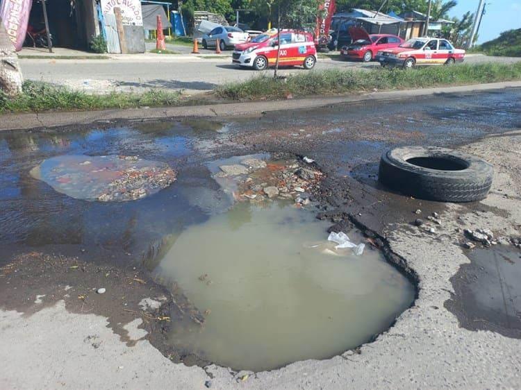 Baches y socavones destruyen vehículos de veracruzanos