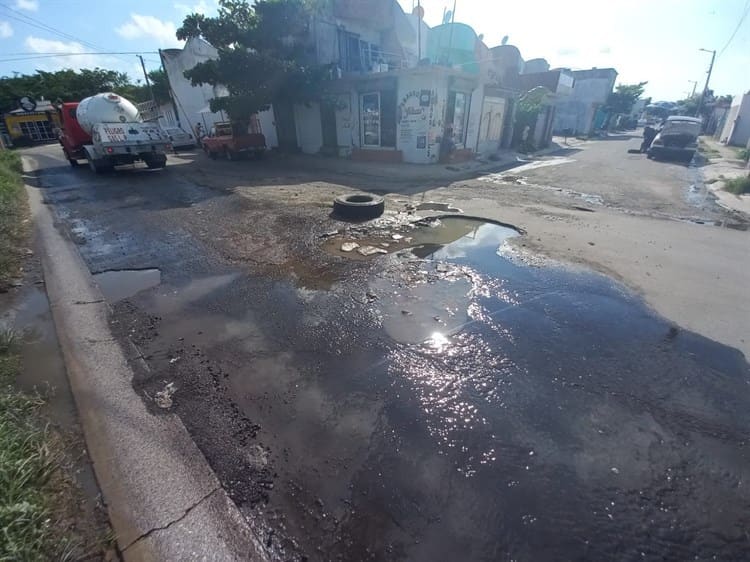 Baches y socavones destruyen vehículos de veracruzanos