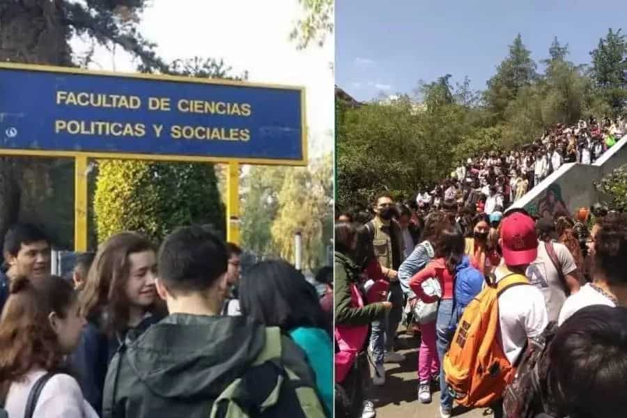 Desalojan a estudiantes de la UNAM tras amenaza de bomba