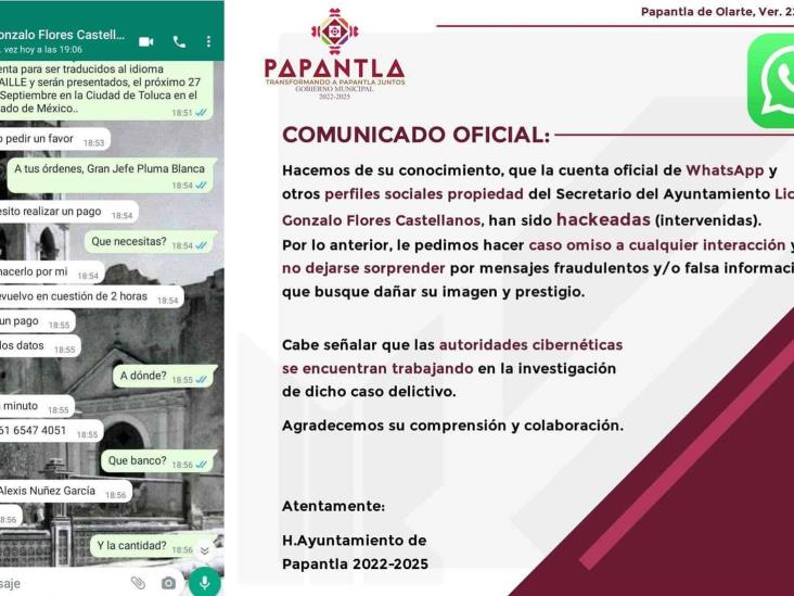 Roban identidad a secretario del Ayuntamiento de Papantla