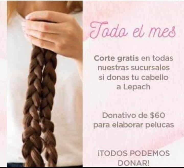 Cambia tu look! En octubre, mes rosa, podrás donar tu cabello! Checa esto