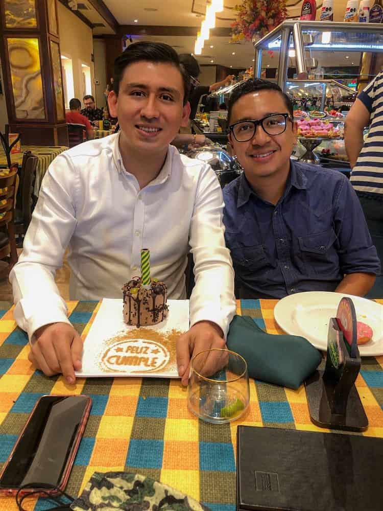 El joven Ángel Yair Cortés festejó un año más de feliz existencia