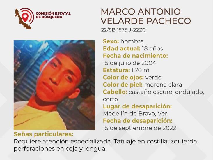 Desaparece joven en Medellín de Bravo