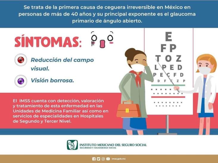 Diagnóstico oportuno mejora calidad de vida de pacientes con glaucoma: IMSS