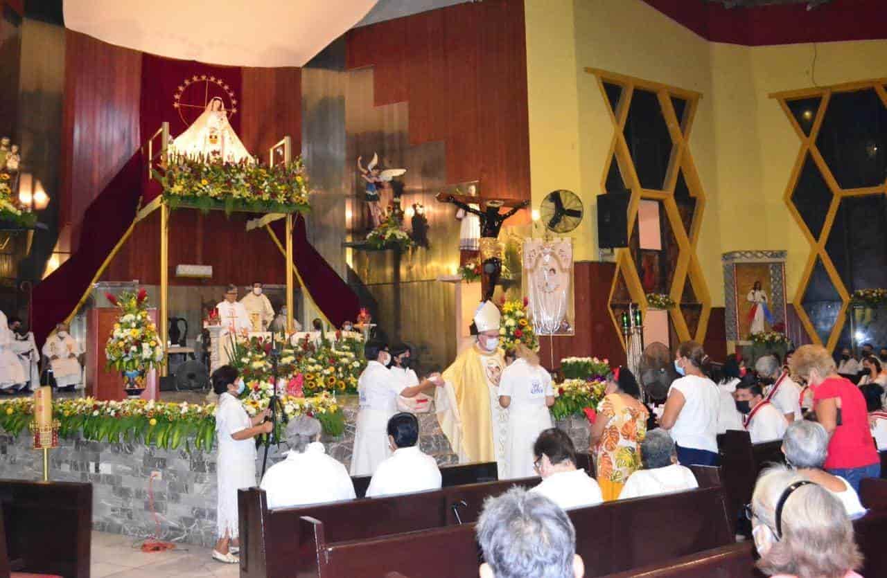 Celebran a Nuestra Madre de la Merced en Veracruz (+Video)