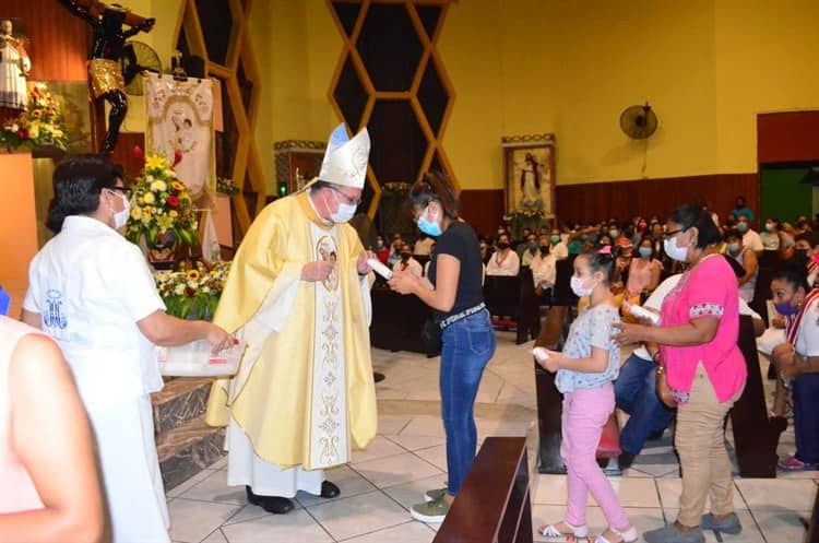 Celebran a Nuestra Madre de la Merced en Veracruz (+Video)