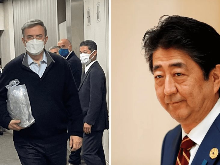 Arriba Marcelo Ebrard a Tokio para funeral del exministro de Japón Shinzo Abe