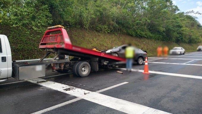 ¡Cerrada! Por maniobras tras accidente, circulación lenta en la Tulancingo-Tihuatlán