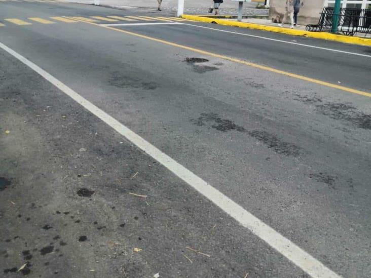 ¡No aguantó! Avenida Miguel Alemán, en Xalapa, de nuevo con baches