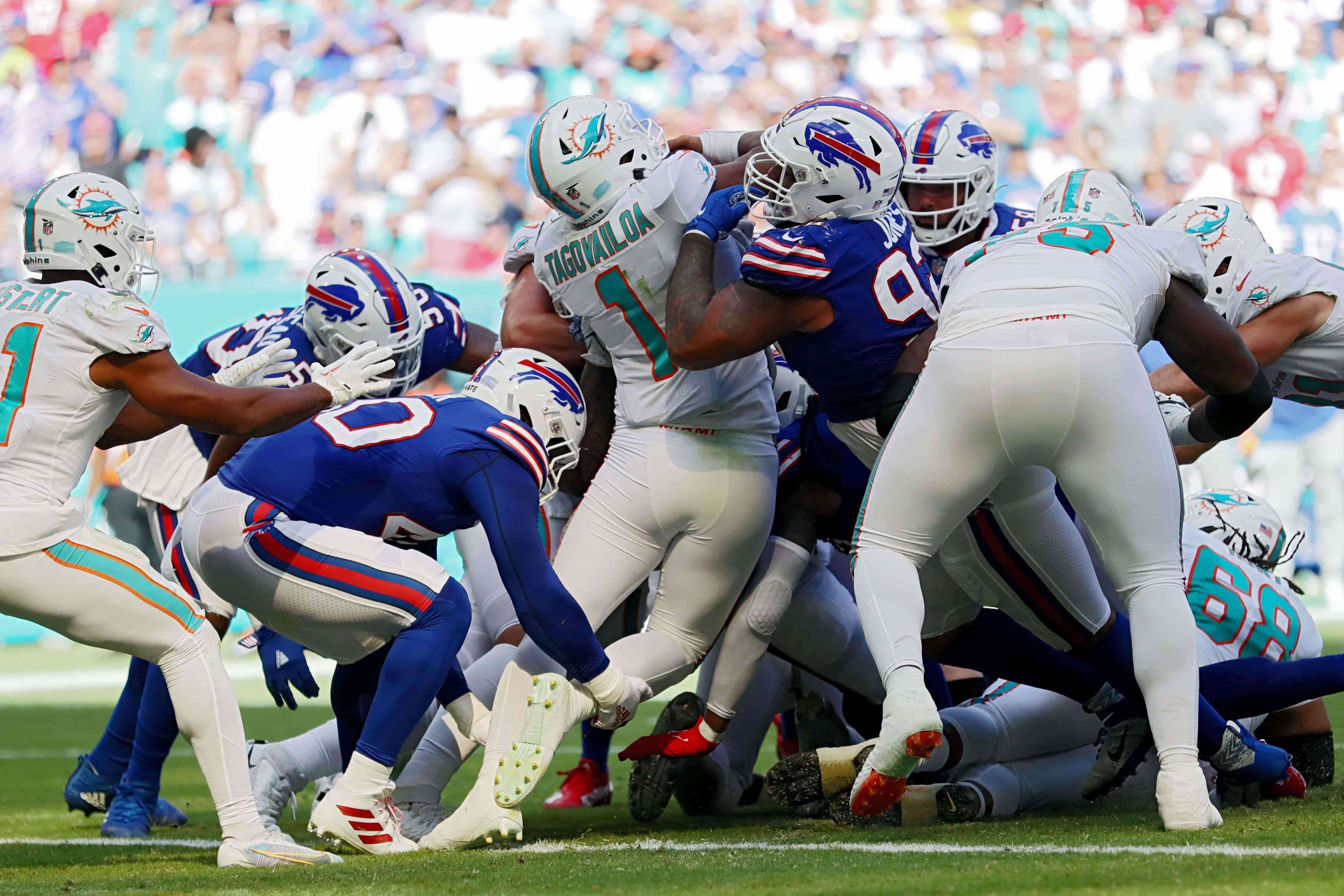 Delfines vencen a los Bills y mantienen su buen paso