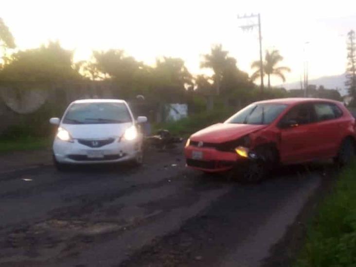 Accidente múltiple en Fortín deja cuantiosos daños materiales