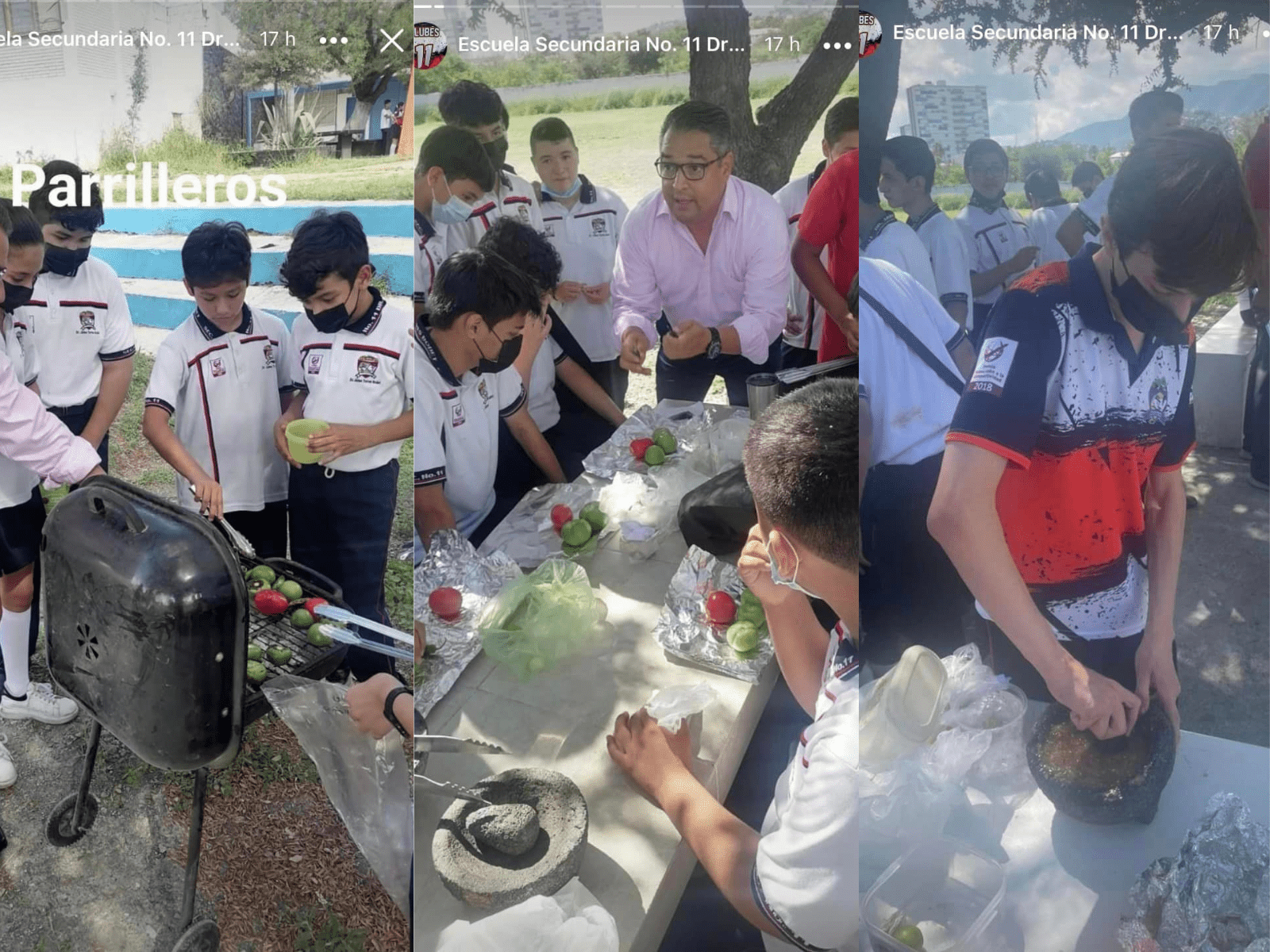 ¡Se armó la carnita asada! Enseñan a alumnos de secundaria a prepararla en Monterrey