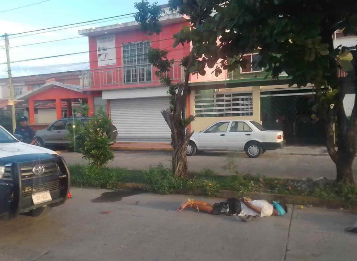 ¡Lo cazan! Vecinos de fraccionamiento en Veracruz reconocen a presunto ladrón