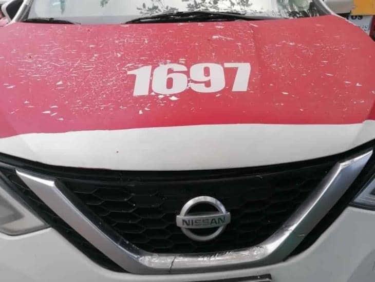 Se roban el taxi 1697 en Las Gaviotas en Coatzacoalcos