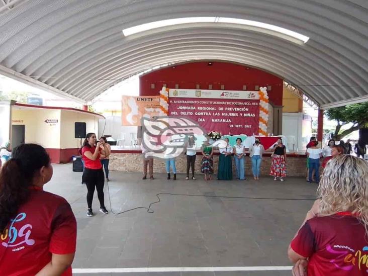 En Soconusco, jornada de prevención del delito contra las mujeres y niñas(+Video)