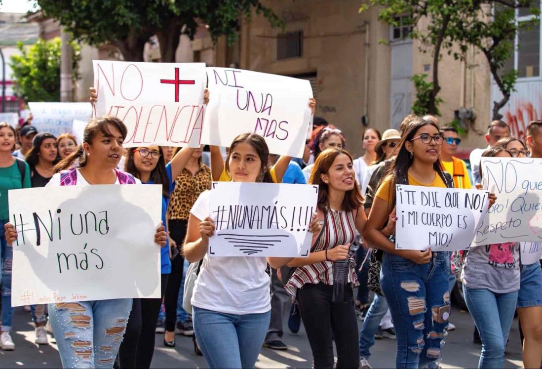 Jalisco registra cuatro casos de violencia a mujeres por día