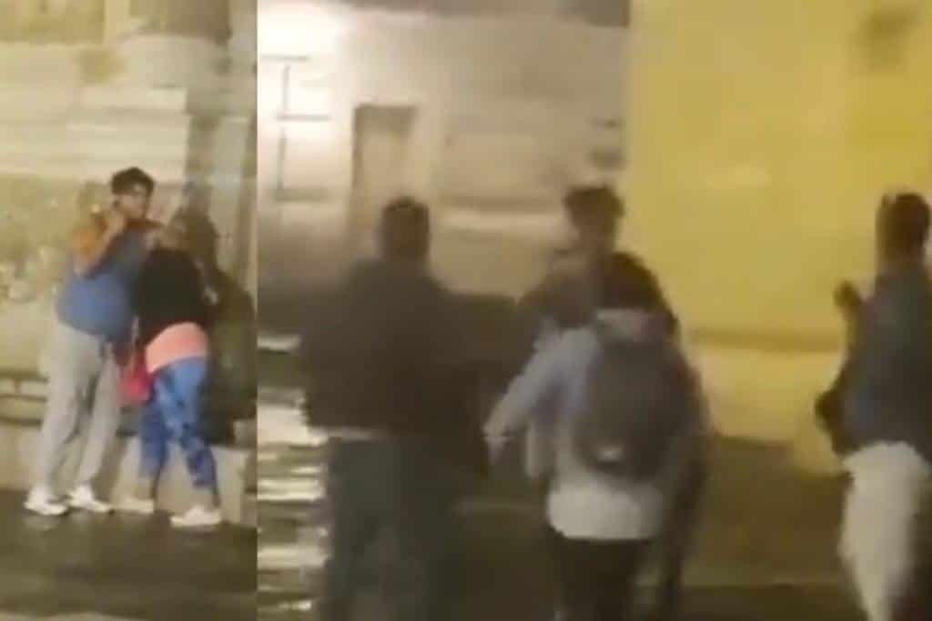 Tunden a agresor de mujer en pleno centro de Oaxaca (Video)