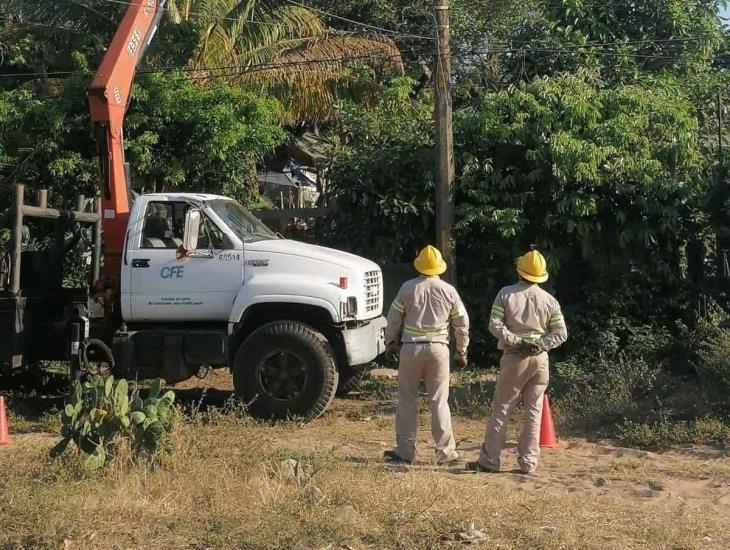 Avances del 25% en rehabilitación del sistema eléctrico en villa Allende