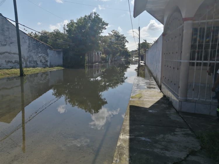 Continúa a la baja el nivel del río Papaloapan, inicia limpieza en calles