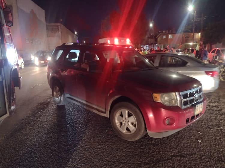 Video: Repartidores de comida son atropellados por camioneta en El Coyol en Veracruz