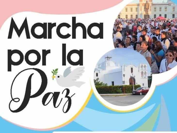 Anuncian Marcha por la Paz en Veracruz