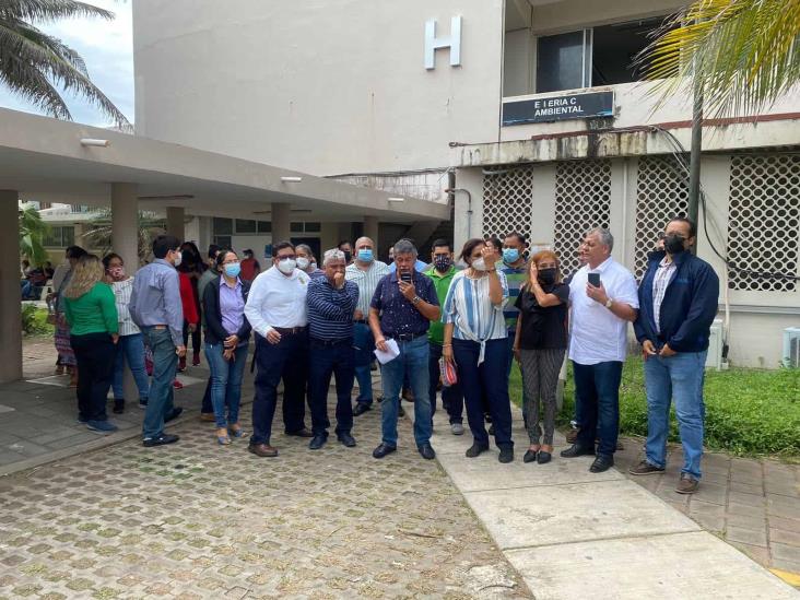 Maestros de la Facultad de Ingeniería UV realizan paro de labores (+Video)